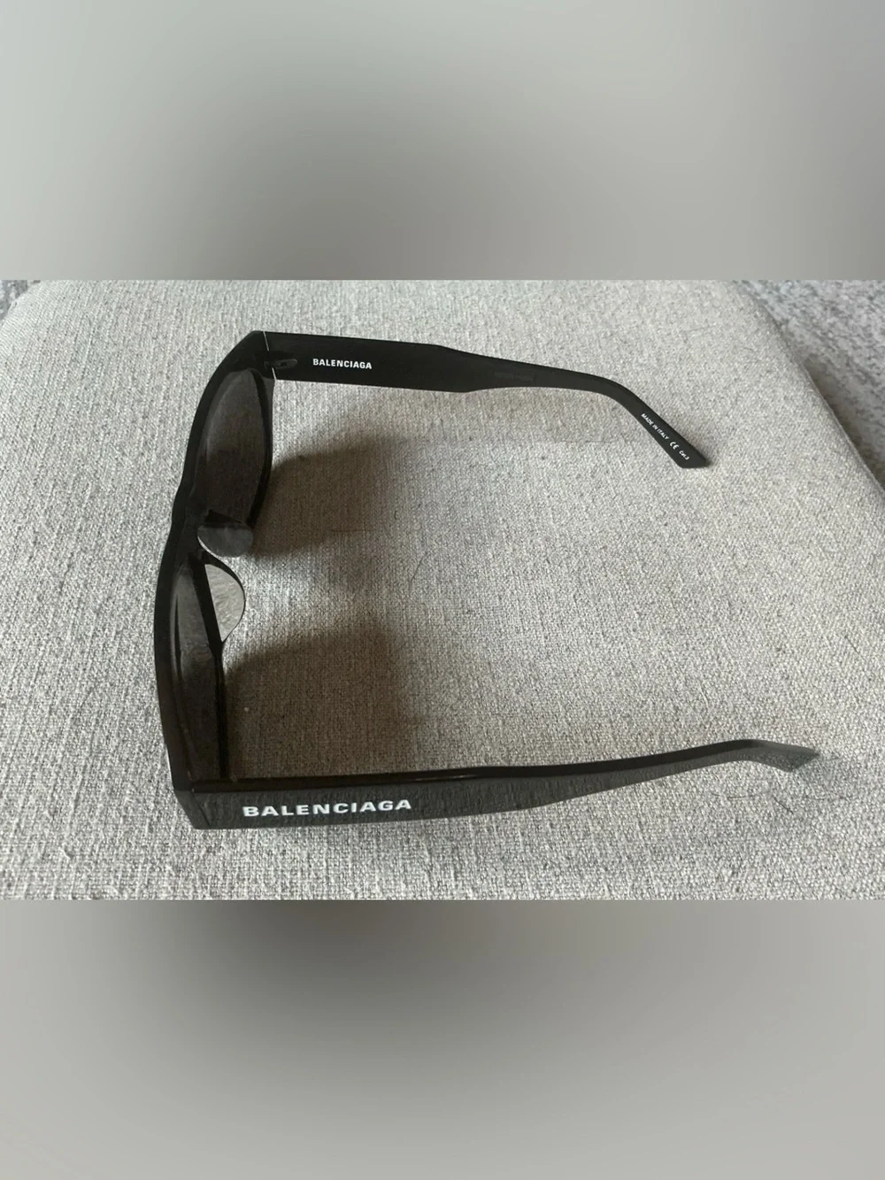 Balenciaga Black Men’s BB0164S Rectangular Sunglasses